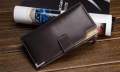 Multicolour  Leather men long mobile Wallet Money Bag Coin purse Card holder. 