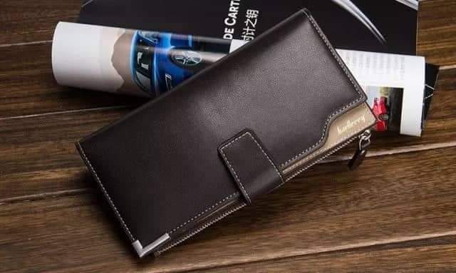 Multicolour%20%20Leather%20men%20long%20mobile%20Wallet%20Money%20Bag%20Coin%20purse%20Card%20holder%20-%20Image%202