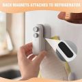 Mini Bag Sealer, 2 in 1 USB Rechargeable Bag Sealer Heat Seal Cutter, Rechargeable Mini Snack Bag Sealer, Portable Resealer Machine for Plastic Bags Food Storage Snacks Freshness.