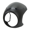 Motorcycle Headlight Fairing Headlight Fairing Cover Clear Lighting Front Universal for Round Headlights Motorbike. 