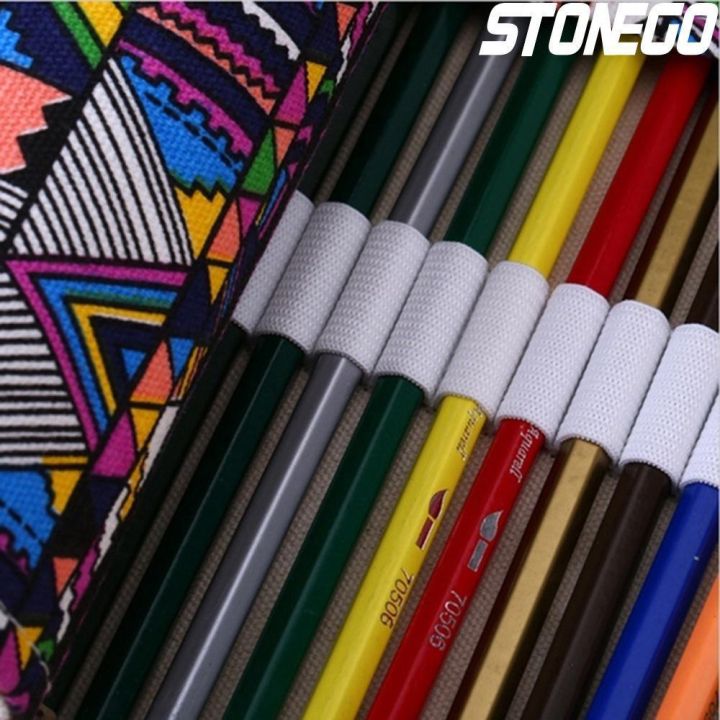 STONEGO%2048/72%20Holes%20Canvas%20Wrap%20Roll%20Up%20Pencil%20Pen%20Bag%20Holder%20Case%20Storage%20Pouch%20-%20Image%202