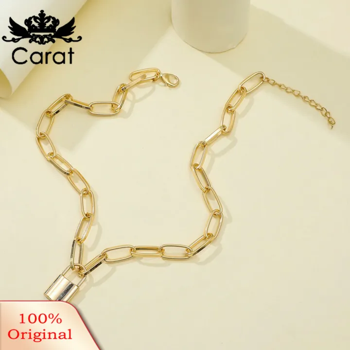 Simple%20Love%20Lock%20Pendant%20Alloy%20Chain%20Unisex%20Necklace%20Party%20Jewelry%20Couple%20Gift%20-%20Image%206