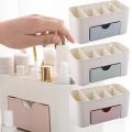 Vanity Drawer Beauty Organizer 6 Compartments with 1 Drawer Cosmetic Storage Box Newly Bathroom Counter-top H7JP Make up Toos.