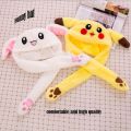 【Toy life hall】Cimiva Moving Rabbit Ears Lovely Luminous/No Light Kids Plush Hand.