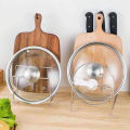 Multifunctional Kitchen Organizer Stainless Steel Pot Lid Holder Cutting Board Storage Rack Modern Kitchen Organizer.