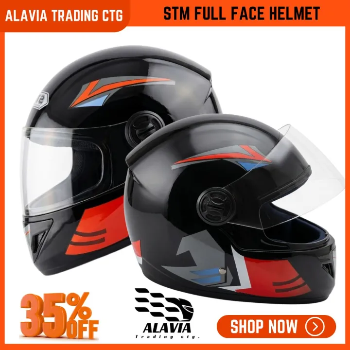 STM%20Premium%20Full%20Face%20Motorcycle%20Helmet%20with%20Graphic%20Design,%20Adjustable%20Strap,%20and%20Removable%20Visor%20-%20New%20-%20Image%206
