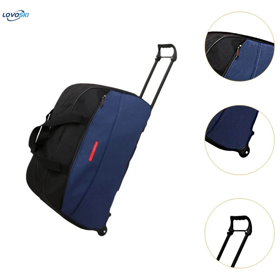 Rolling Duffel Bag with Wheels Travel Bag Heavy Duty Carrying Bag