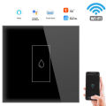 Type 86 switch zero-fire graffiti app timed remote voice control water heater with EU regulations With Google Home and Alexa.