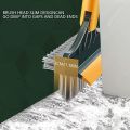 3 in 1 Tiles Cleaning Brush, Bathroom Brush with Long Handle, 180° Rotate Bathroom Floor Cleaning. 
