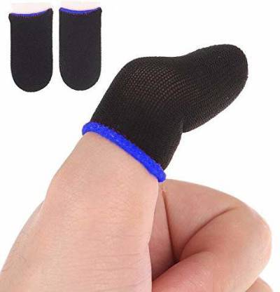 2 pcs / 1 Pair Breathable Mobile Gaming Finger Sleeve Press Trigger Game Controller Sweatproof Gloves for Mobile Gaming