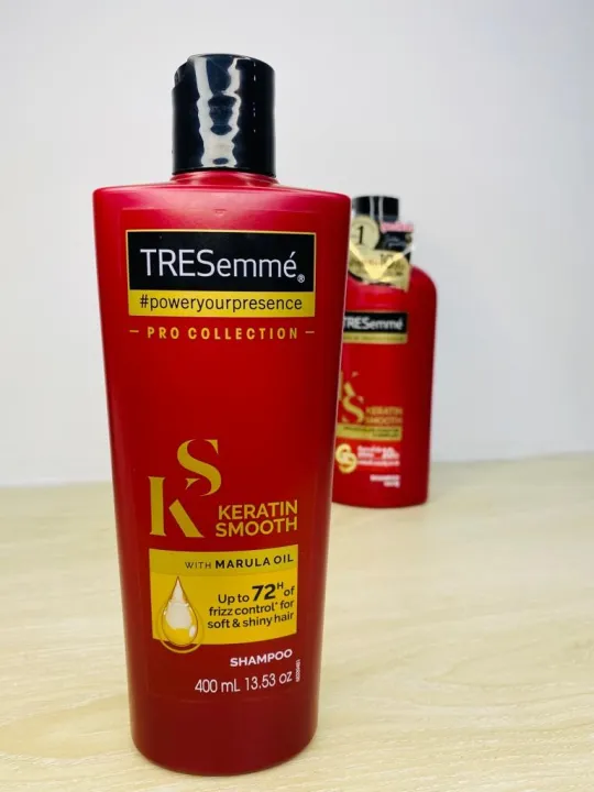 Tresemme%20Keratin%20Smooth%20%20Marula%20Oil%20Shampoo%20+%20Conditioner%20400%20ml%20(UAE)%20-%20Image%204