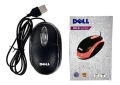 Del Black Wired Cable - USB Optical Mouse - SJ101. 