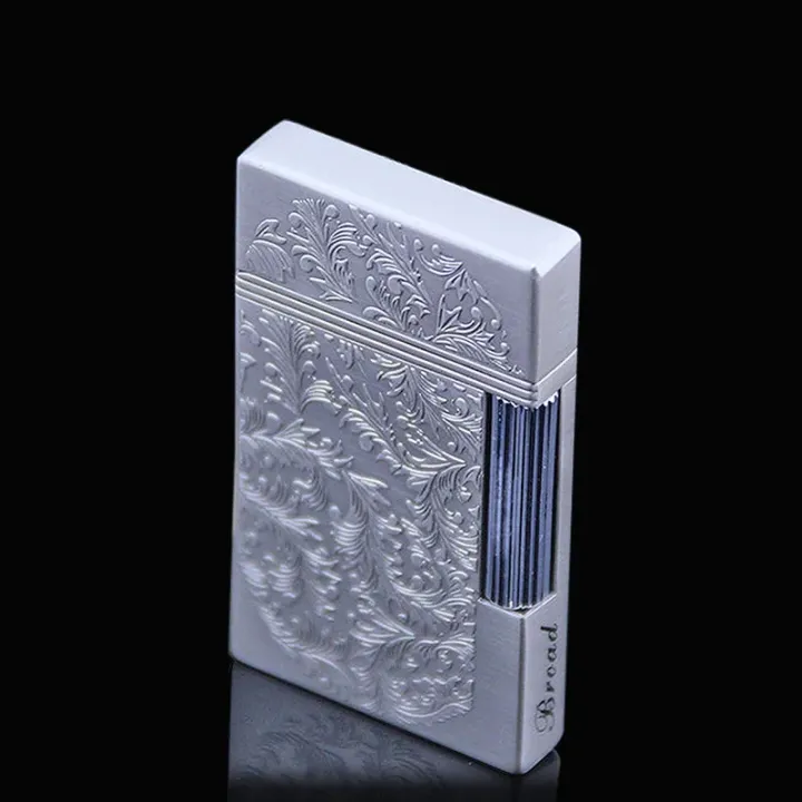 Fortune%20Flower%20Pattern%20Ultra-thin%20Grinding%20Wheel%20Flint%20Metal%20Open%20Flame%20Lighter%20Cigarette%20Cigar%20Gas%20Butane%20Gas%20Lighter%20Gadgets%20-%20Image%202