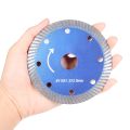 110*1.2*20mm Diamond Cutting Disc Saw Bit Continuous Turbo Diamond Blade with 8 Cooling Holes 20mm Inner Diameter Microlite Incising For Angle Grinder Architectural Engineering Architect.