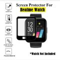 Realme Watch Screen Protector 3D Full Coverage Protective Film Scratch Proof Clear Soft Fibre Glass SmartWatch Screen Protector. 