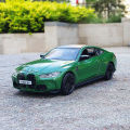 1:32 BMW M4 IM G82 Supercar Alloy Car Model With Pull Back Sound Light Children Gift Collection Diecast Toy Model MuXiaRe. 