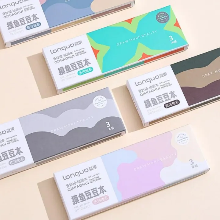 3-Pack%20Drawing%20Book%20Portable%20Square%20Thick%20Paper%20Watercolor%20Sketchbook%20Mini%20200gsm%20Painting%20Paper%20for%20Art%20Supplies%20School%20Office%20-%20Image%207