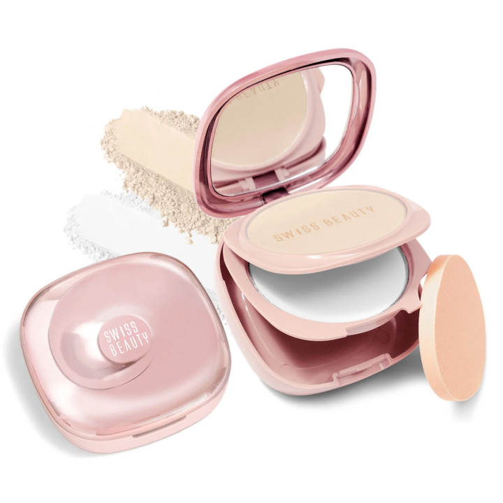 Swiss Beauty Matte & Set Duo Compact Powder - Beige 02