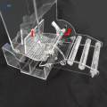 Automatic Bird Feeder Hanging Parrot Feeder for Cockatiel Small Medium Birds.