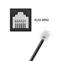 USB to RJ12 6P6C PLC Programming RS232 Serial Cable for DirectLOGIC DL05 DL06 DL105 DL205 D3-350 D4-450 D2-DSCBL. 