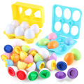 Baby Kids Early Learning Education Math Toy Smart Matching Eggs Puzzle Shape Toys Montessori Building Blocks Children Gift.