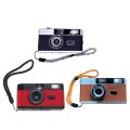 35mm Film Camera Retro Style Camera, Focus Free, Reusable, Built in Flash, Easy to Use for Photography Enthusiasts. 