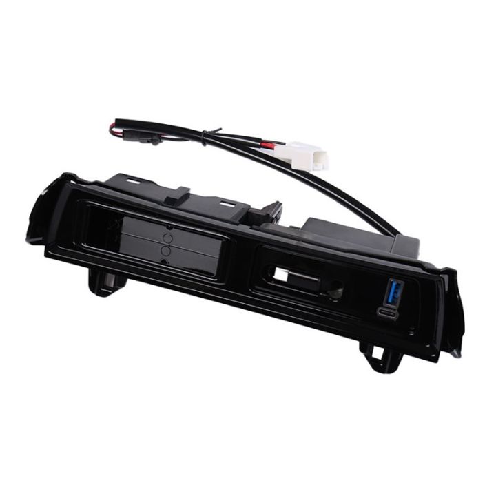 USB Fast Charging Center Console for Toyota Alphard/Vellfire with Pull-Out Cable Super Fast Charge Replacement Part