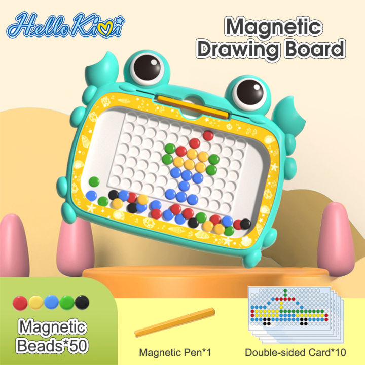 HelloKimi%20Kids%20Learning%20Toys%20Magnetic%20Drawing%20Board%20Doodle%20Board%20Kids%20Educational%20Toy%20Creative%20Parent-child%20Interactive%20Games%20Toy%20with%20Magnetic%20Pen%20and%20Learning%20Cards%20for%20Boys%20Girls%203%204%205%206%20Years%20Old%20-%20Image%202