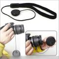 hot 5Pcs Camera Lens Cover Cap Holder Strap Lanyard Rope Anti-lost String Nylon Straps For Canon Nikon Sony Olympus Fujifilm. 