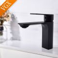VGX Bathroom Faucets Matte Black Basin Mixer Sink Crane Faucet Gourmet Hot Cold Water Tap Washbasin Brass Single Hole Tapware. 