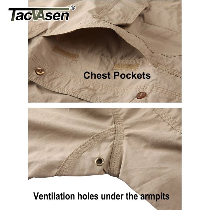 TACVASEN%20Men's%20Tactical%20Shirts%20Summer%20Lightweight%20Quick%20Drying%20Shirts%20Hiking%20Nylon%20Shirts%20Long%20Sleeve%20Outdoor%20Work%20Cargo%20Shirts%20-%20Image%205