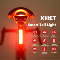 Enfitnix XlitET Bicycle Taillights Auto Start/Stop Bike Rear Smart Taillight USB /Type C Charging WaterProof Brake Sensing Light.