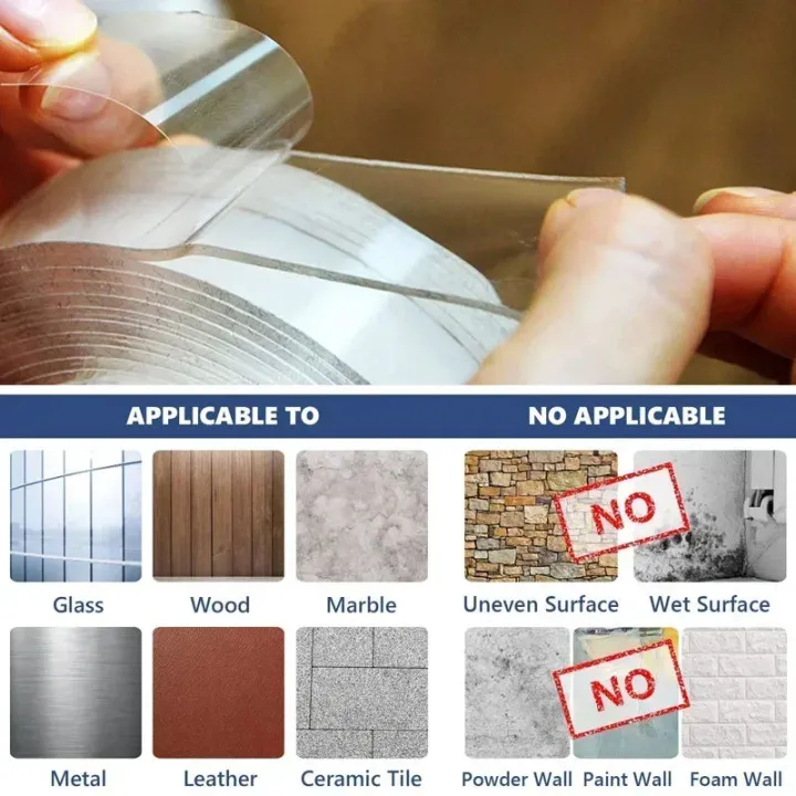 1/2/3M%20Transparent%20Double%20Sided%20Tape%20Mounting%20Tape%20for%20Walls%20Removable%20Washable%20Adhesive%20Tape%20-%20Image%205