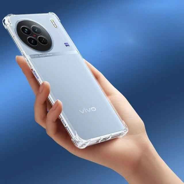 For vivo X90 5G Transparent Clear Silicon Tup Back Cover Phone Case Pani Cover