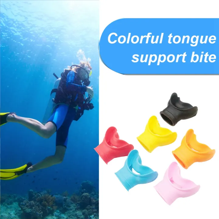 Scuba%20Diving%20Second%20Stage%20Silicone%20Mouthpieces%20Snorkel%20Regulator%20Colorful%20Underwater%20Breathing%20Accessories%20Supplies%20Parts%20Orange%20-%20Image%202