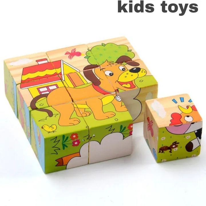 Wooden%20Puzzle%20Cartoon%209%20Blocks%20Six-sided%20Drawing%203D%20Puzzle%20A%20Variety%20of%20Cartoon%20Patterns%20Six%20Pictures%20-%20Image%204