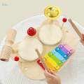 Xylophone Drum Set Learning Toy Multifunction Developmental Musical Instrument Toy Montessori for Children Toddlers Ages 3 4 5 6 Years Old. 