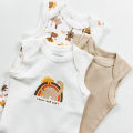 Infant and Toddler Baby Sleeveless Cotton Romper Bodysuit From Levin.