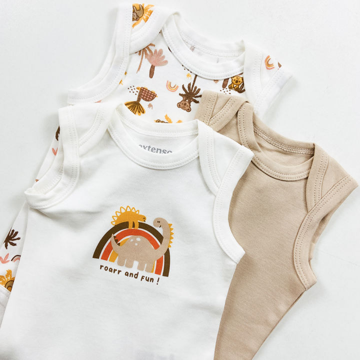 Infant%20and%20Toddler%20Baby%20Sleeveless%20Cotton%20Romper%20Bodysuit%20From%20Levin%20-%20Image%202
