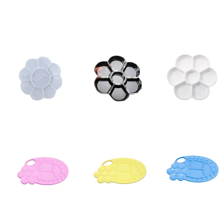 Paint%20Tray%20Children%20Adults%20Water%20Painting%20Drawing%20Brush%20Mixing%20Plastic%20Palettes%20Art%20Students%20Stationery%20hxbgxb%20-%20Image%205