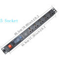 PDU Smart Power Strip Digital voltage measuring instrument Socket surge protector For Network Cabinet Rack Power Strip.