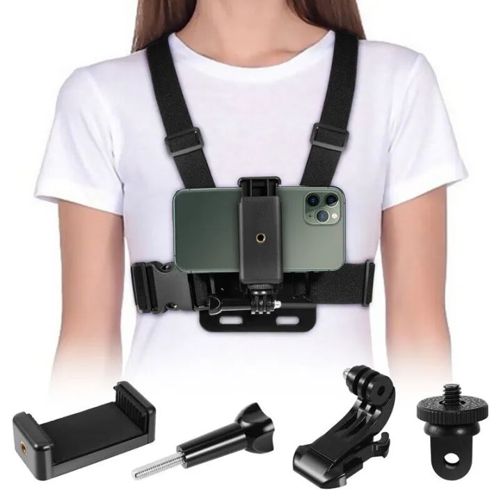 Action%20Camera%20Mount%20with%20Phone%20Holder%20-%20Action%20camera%20chest%20mount%20and%20for%20Helmet%20for%20hero%20go%20pro,%20eken,%20osmo%20action%20camera%20mount%20bike%20vloging%20mount%20-%20Image%202