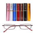 Hot Reading Glasses High Grade Tube Case Eyeglasses Fashion Book with Learning Reading Glasses For Men And Women Drop shipping. 