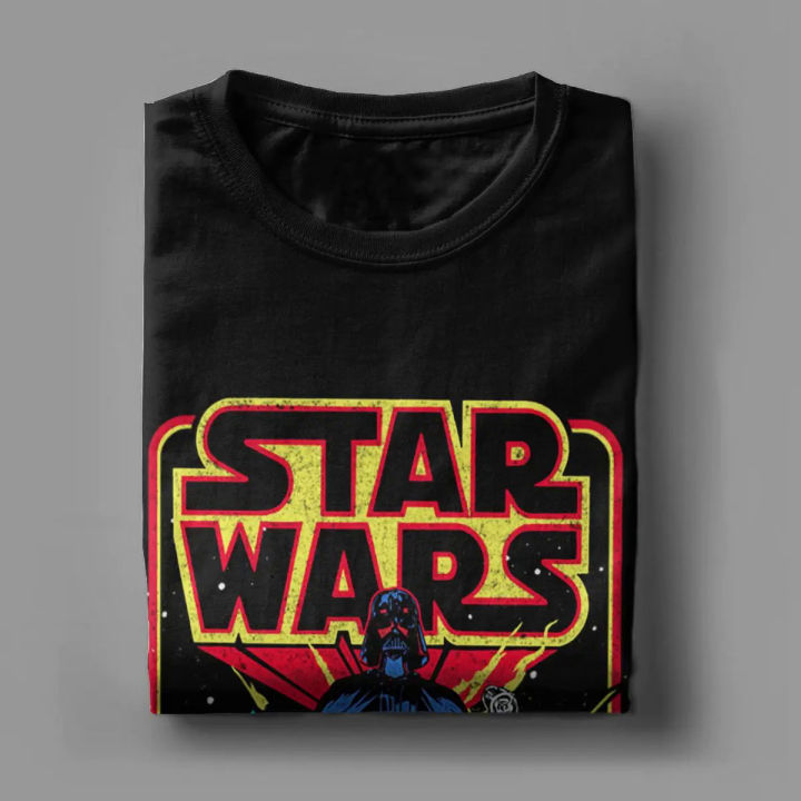 Retro%20Stars%20War%20Comic%20Men%20T%20Shirt%20Casual%20Tee%20Shirt%20Short%20Sleeve%20Crewneck%20T-Shirts%20100%25%20Cotton%20Summer%20Clothes%20-%20Image%205