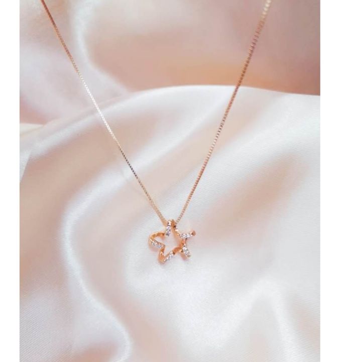SGI%20fashion%20jewelry%2018k%20rose%20gold%20plated%20Swarovski%20stone%20star%20style%20necklace%20for%20women%20Kwentas%20-%20Image%205
