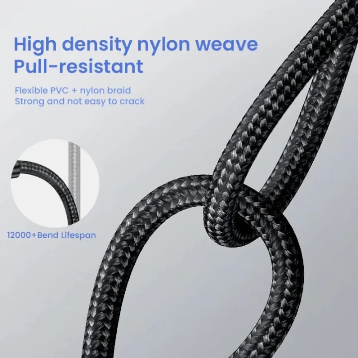 FLOVEME%204%20in%201%20Fast%20Charging%203A%20High%20Current%20Nylon%20Braided%20Cable%20For%20iPhone%20iPad%20Type%20C%20Charge%20Type-C%20To%20iPhone%20&%20Type-C%20To%20Type-C%20&%20USB%20A%20To%20Type-C%20&%20USB%20A%20To%20iPhone%20-%20Image%207