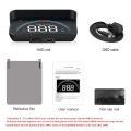 (New)M8 3.5 inch Universal Car OBD2 HUD Vehicle-mounted Head Up Display.