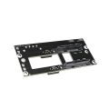 Dual 2.5inch Hard Drive Backplane NAS Chassis Adapter Plate Large 4D Power Supply Storage Server Backplane.