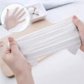 100 Pcs Compressed Towels Portable Disposable Compressed Cotton Coin Tissue Towel for Travel, Camping, Hiking - White & pink.
