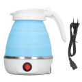 Folding Silicone Kettle Efficient Food Grade Safe Foldable Electric Kettle for Travel Camping Outdoor EU US Plug 110-220V. 
